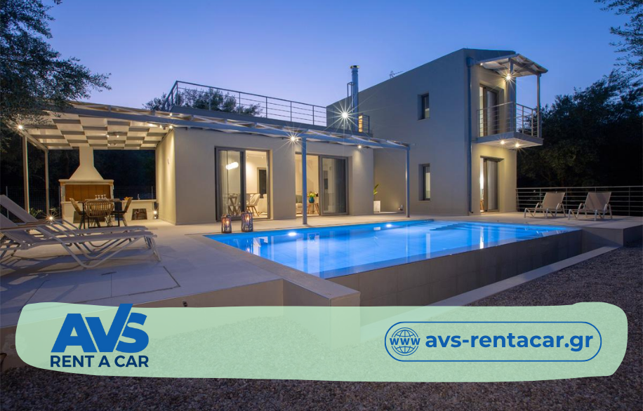 Villa Agrielia Lefkada – Peaceful Luxury in the Olive Hills of Kariotes - lefkada- avs rent a car